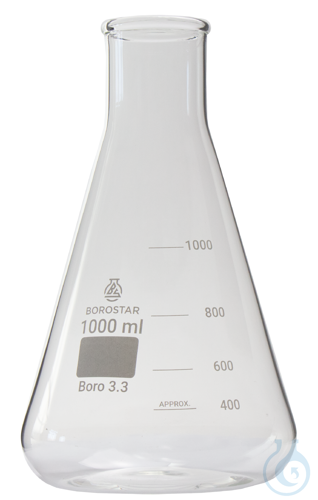Borostar Erlenmeyerkolben WH 1000ml Boro 3.3