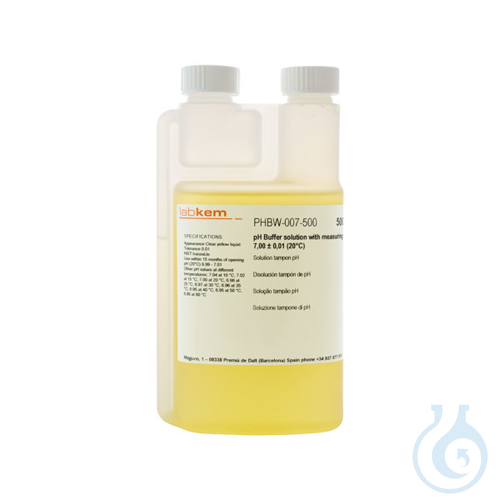 pH-bufferoplossing met meetkamer, pH 1,68 ± 0,01, 500 ml