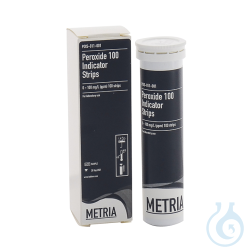 Fosfaat-indicatorstrips 0-500 mg/l (ppm), 100 strips per verpakking