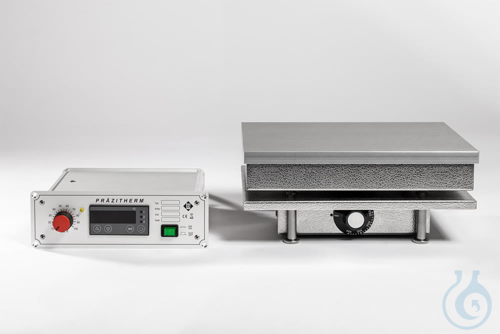 Precision hotplate 200x200mm, type EB, with separate built-in controller, 350°C