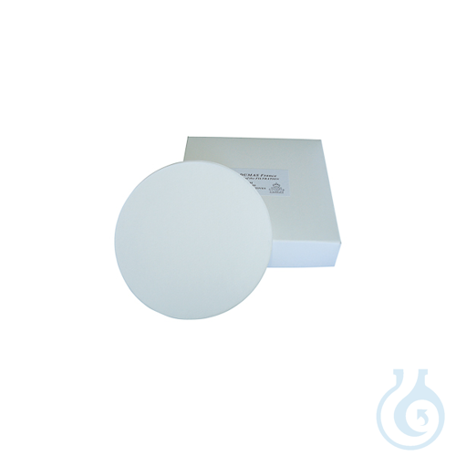 Qualitative folded filter paper, slow flow rate, Ø150 mm, 100 pcs