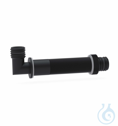 b.safe Cabinet Mount GL25, 2x GL25 (m), L 110 mm made of static dissipative PE-E