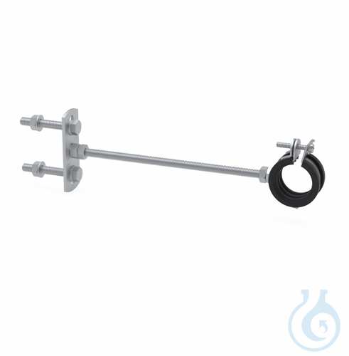 b.safe Mount for Waste Pipes, Ø 32 mm, M8 x 200 mm glavanized steel, set consist