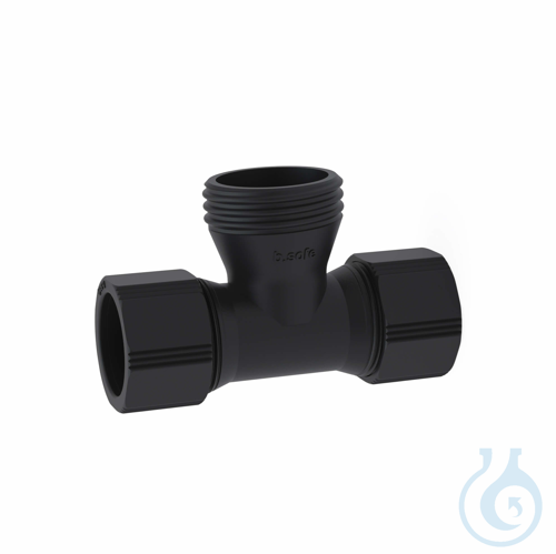b.safe T-Connection Tubes for Waste Pipes, 225 mm, 2x Ø 32 mm, 1x GL45 (m) made