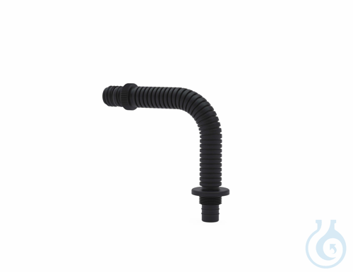 b.safe Venting Hose, Ø 11 x 14 mm, L = 2500 mm static dissipative PE-EX, corruga