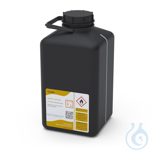 b.safe Canister S90, 10 l made of static dissipative PE-HD-EX, with thread S90 (