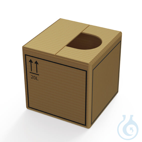 b.safe Carton box for Politainers, 10 l made of cardboard, for Politainers 10 li