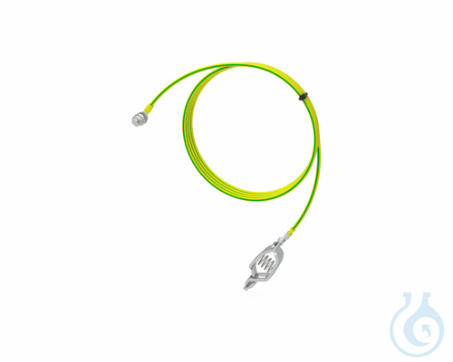 b.safe Grounding Cable, 3 m Coating made of PVC, cable length 3 meters, connecti