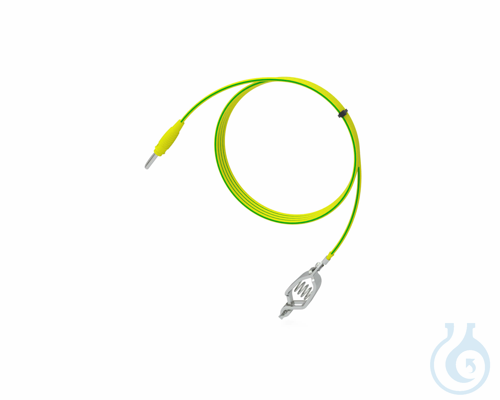 b.safe Grounding Cable, 1,5 m Coating made of PVC, cable length 1,5 meter, conne