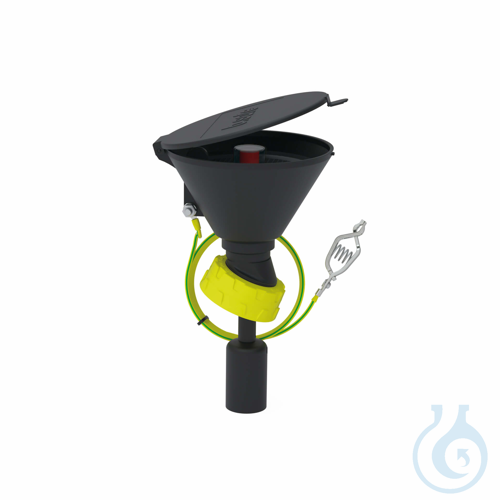 b.safe Funnels 130 with Level Indicator, S 60 - Ø 130 mm made of static dissipat