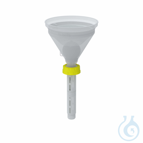 b.safe Funnels 180, S 70 - Ø 180 mm made of PE, with sieve, splash guard, ball v