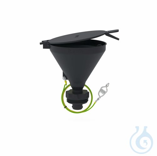 b.safe Funnels 180, G2“ / TriSure 2“ - Ø 180 mm made of static dissipative PE-EX
