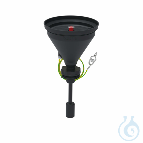 b.safe Funnels 180 with Level Indicator, Mauser 2'' - Ø 180 mm Made of static