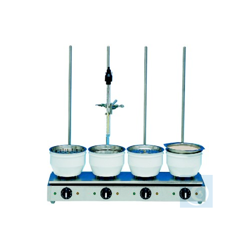 Multhitz - series heating unit, 2 heating units, 1 litre bath container, each