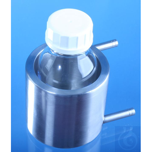 Incubation jacket, stainless steel, temperature control of Schott laboratory
