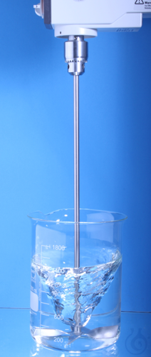 Roerwerk met schoepenrad, diameter d = 180 mm, schoephoek 45°.