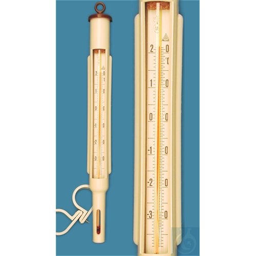 AMA Freezer thermometer, in plastic frame, enclosed scale, -35+20:0,5°C,