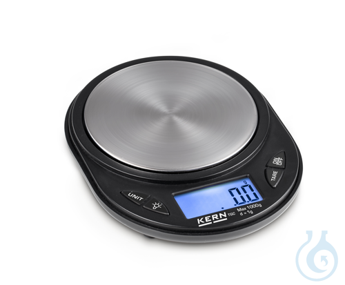 Pocket balance TGC 1K-3, Weighing range, 1000 g, Readout 1 g