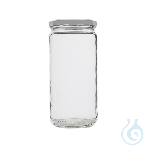 Glass jar with screw cap, with lid, 450 ml, 30 pcs