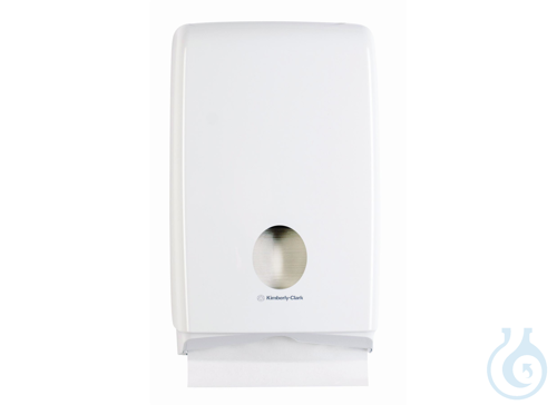 Aquarius™ Slimfold™ Spender für gefaltete Handtücher - Weiß Größe: 38,00 cm x