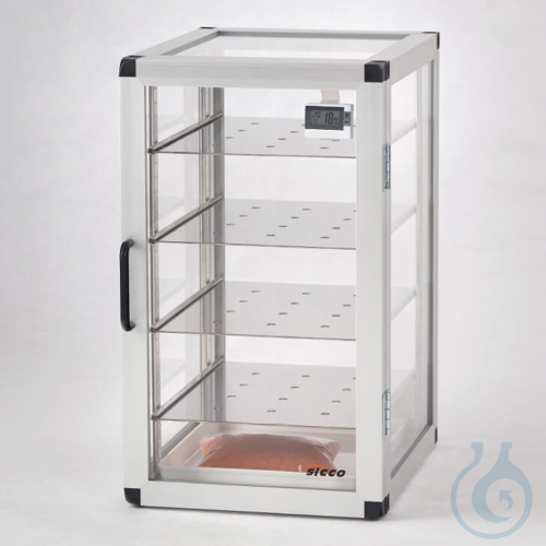 SICCO Star-Vitrum Desiccator, B 310 mm x H 525 mm x T 375 mm BOROSILICATE GLASS/