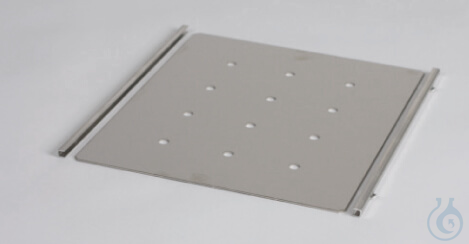 SICCO Shelf, B 258 mm x H 2 mm x T 320 mm Aluminium, incl. 2 rails, suitable for