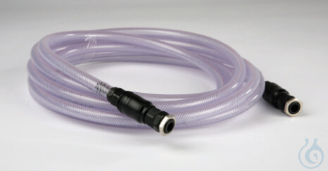 SICCO Hose for gas filling, Ø 9 mm x Ø 15 mm L = 5 m Hose made of PVC incl. 2 qu