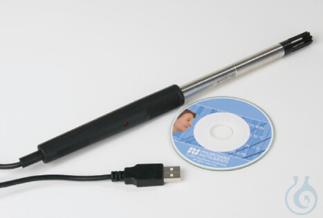 SICCO Humidity-Temperature Probe with USB-Interface, Ø 12 x 125 mm Combined temp