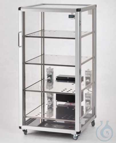 SICCO Auto-Maxi 1-Desiccator, B 560 mm x H 1150 mm x T 580 mm ACRYLIC/ALUMINIUM,