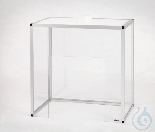 SICCO Extractor Hood, B 900 mm x H 900 mm x T 600mm Panels made of polycarbonate