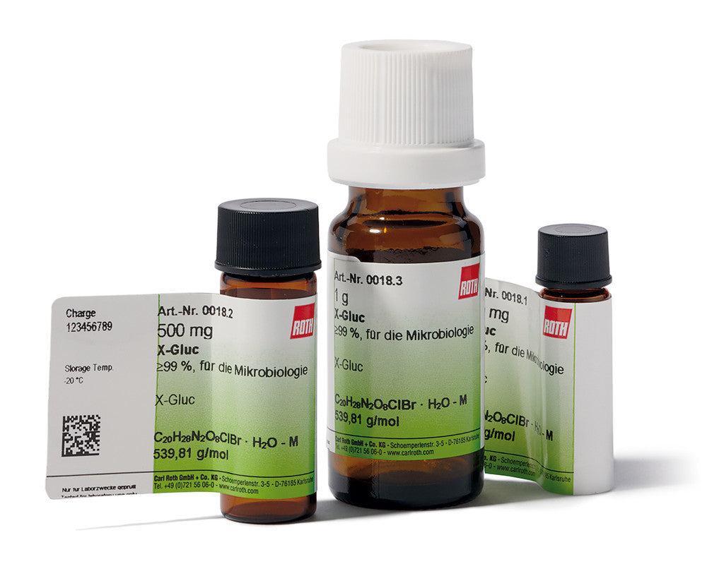 X-Gluc, min. 99 %, for microbiology, 100 mg, glass - Luminix Health