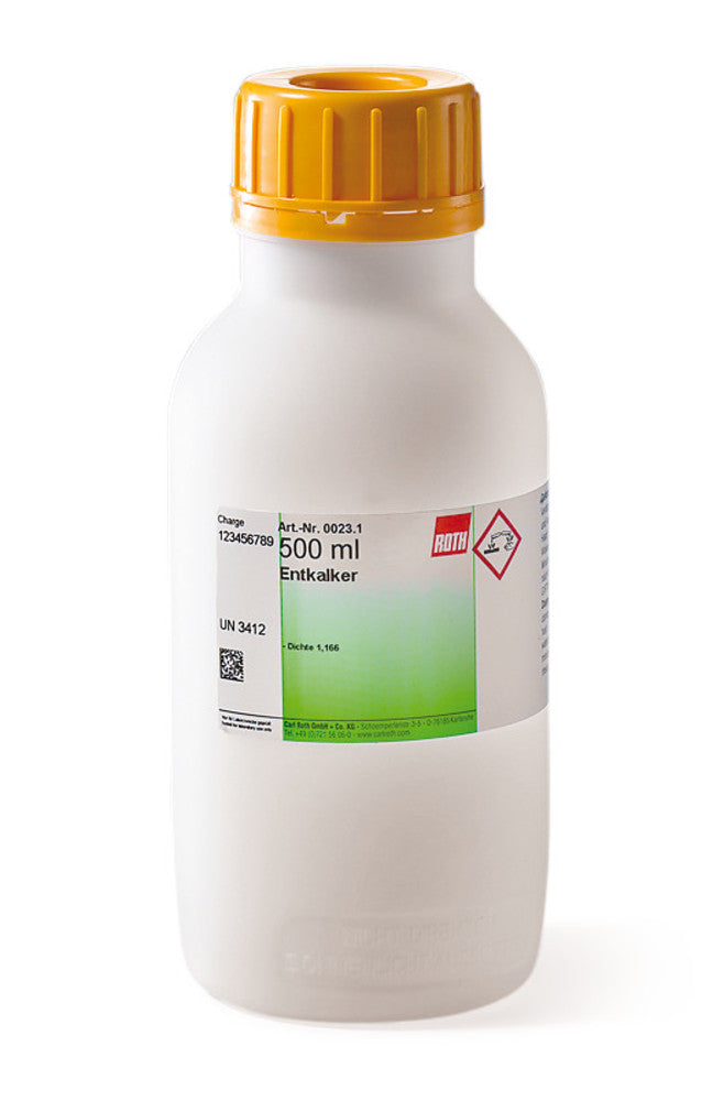Descaler, concentrate, for removing lime deposits, 500 ml, plastic - Luminix Health