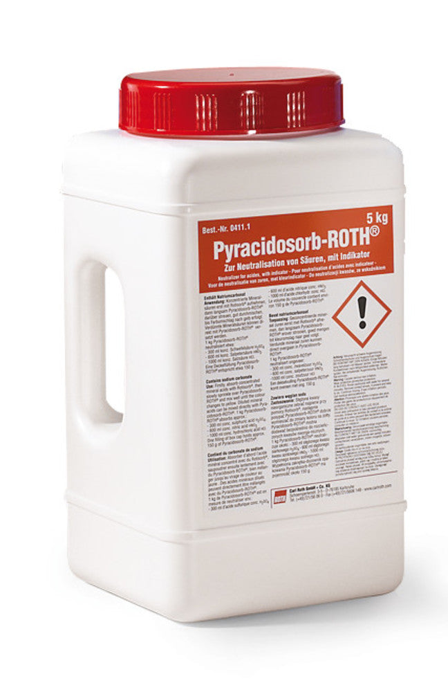 Pyracidosorb-ROTH®, for neutralizing acids, 5 kg, plastic - Luminix Health