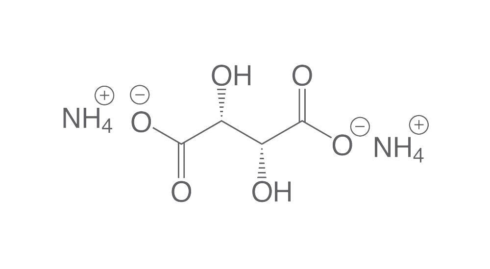 di-Ammonium tartrate, min. 98 %, pure, 100 g, plastic - Luminix Health