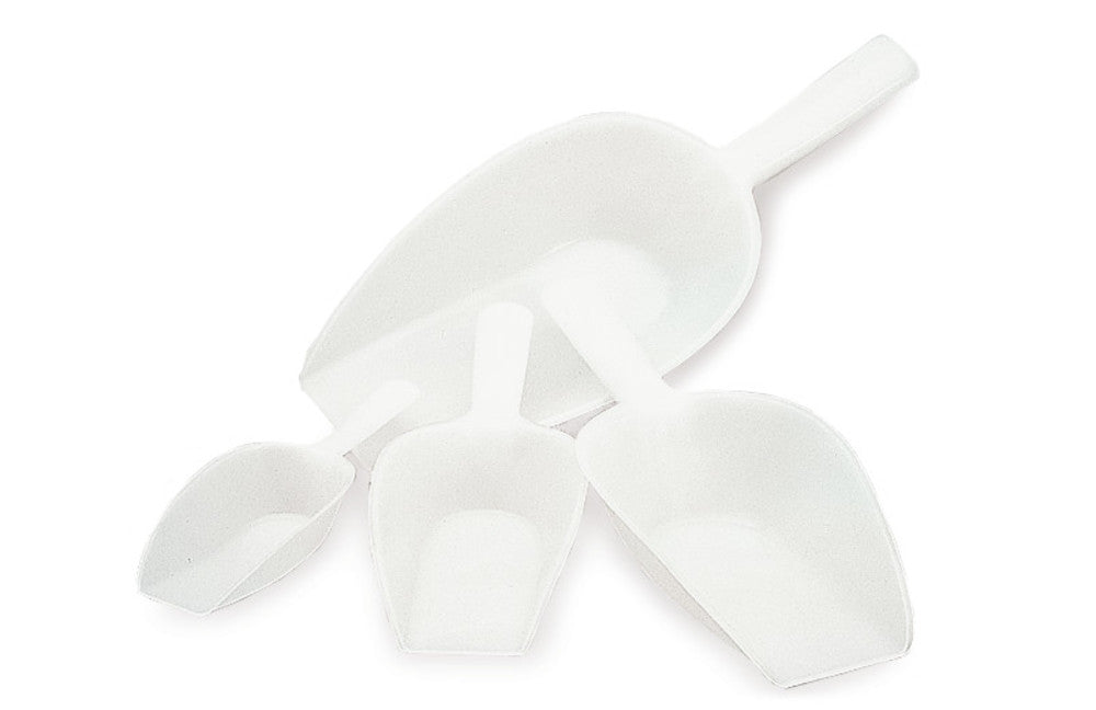 Rotilabo®-plastic scoop, HDPE, natural coloured, L 135 mm, 25 ml, 1 unit(s) - Luminix Health