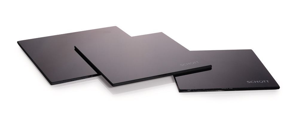 Glass ceramic protective tile, 155 x 155 mm, thickness 4 mm, 1 unit(s) - Luminix Health