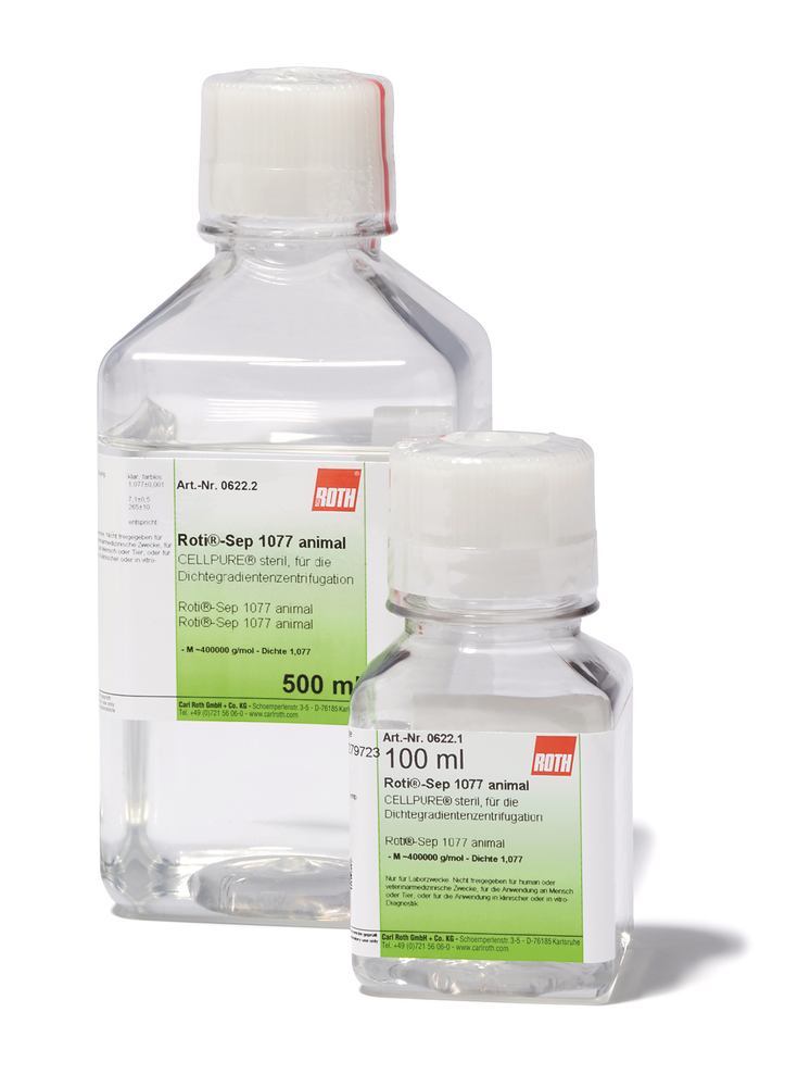 ROTI®Sep 1077 animal, sterile, for density gradient centrifugation, 100 ml - Luminix Health