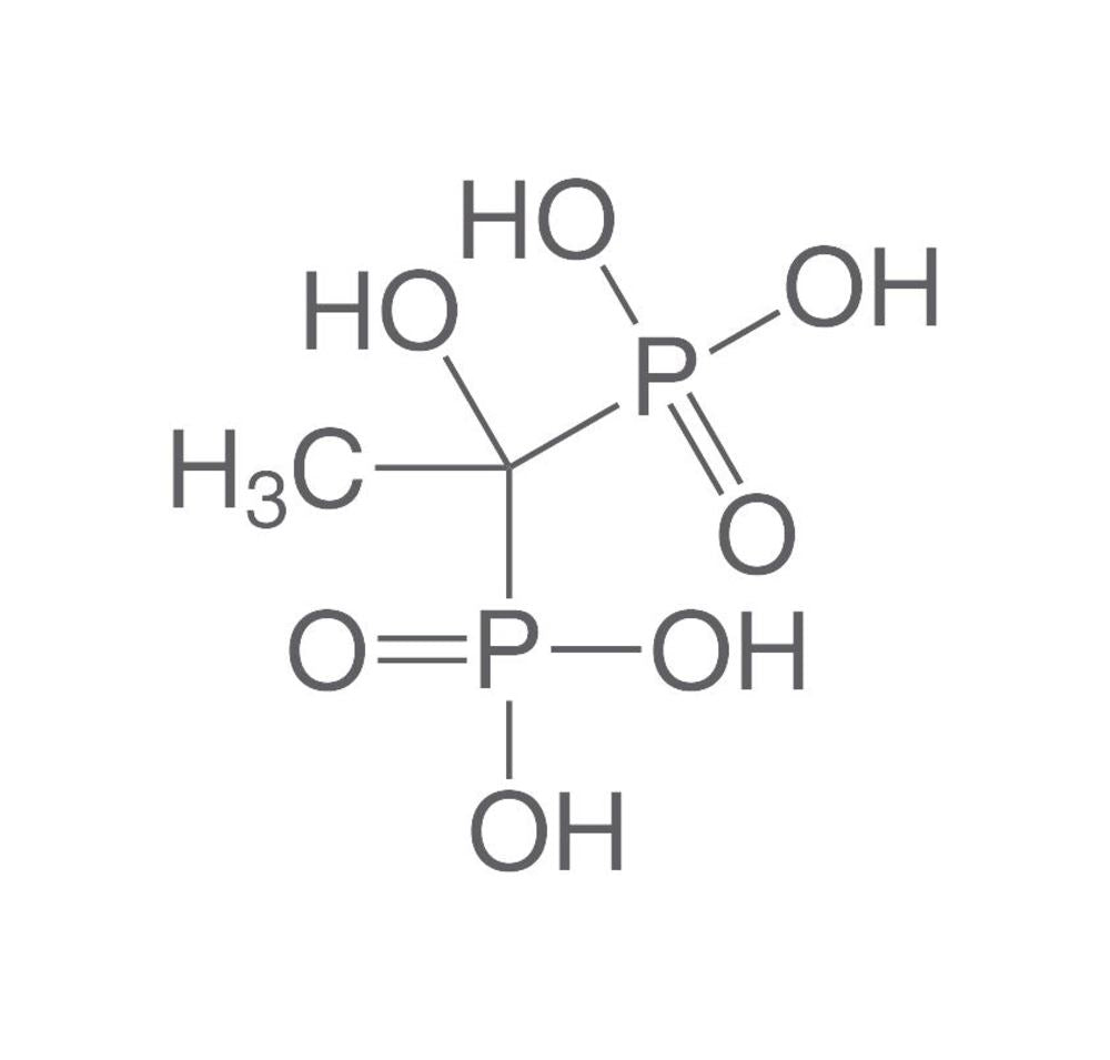 1-Hydroxyethane-1,1-diphosphonic acid, (HEDP), min. 90 %, 100 g, plastic - Luminix Health