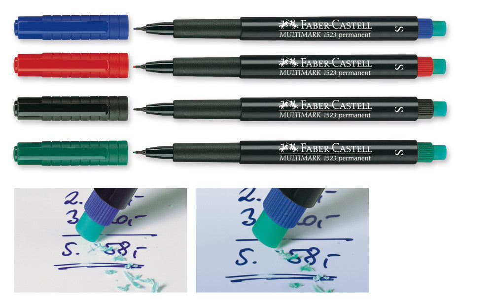 Waterproof ink pen set, 2 pens each in black, blue, green, red, 1 set - Luminix Health