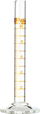 Image of Measuring cylind. (glass) 10mL - Luminix Health