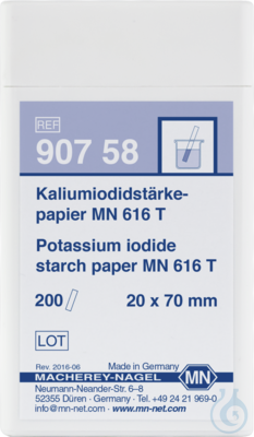 Potassium iodide starch pap.MN 616T,tube