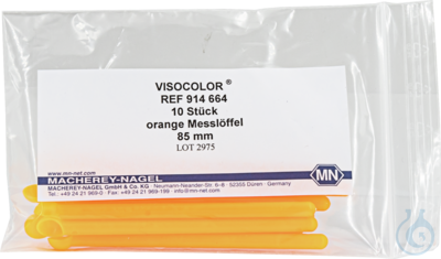 Image of VISO Measuring spoon, orange 85 mm - Luminix Health