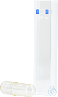 Image of NANO Quartz glass cuvette, opt. path.: 2 - Luminix Health