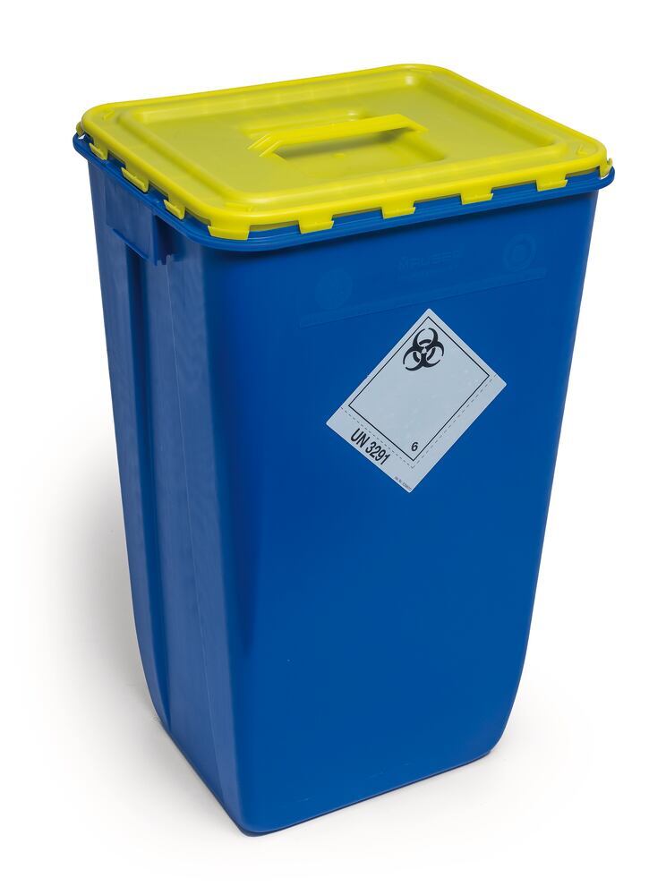 WIVA waste disposal container, PP, approx. 1.650 kg, 60 l, 1 unit(s) - Luminix Health