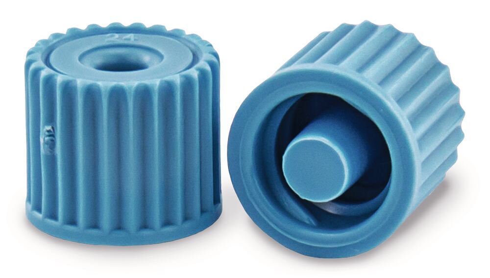 Luer caps CHROMABOND®, blue, 12 unit(s) - Luminix Health