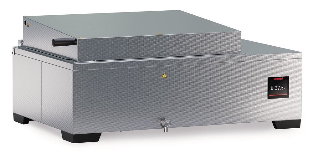 WTB 35 water bath incl. flat cover with, Rings and slanting cover, draincock, - Luminix Health