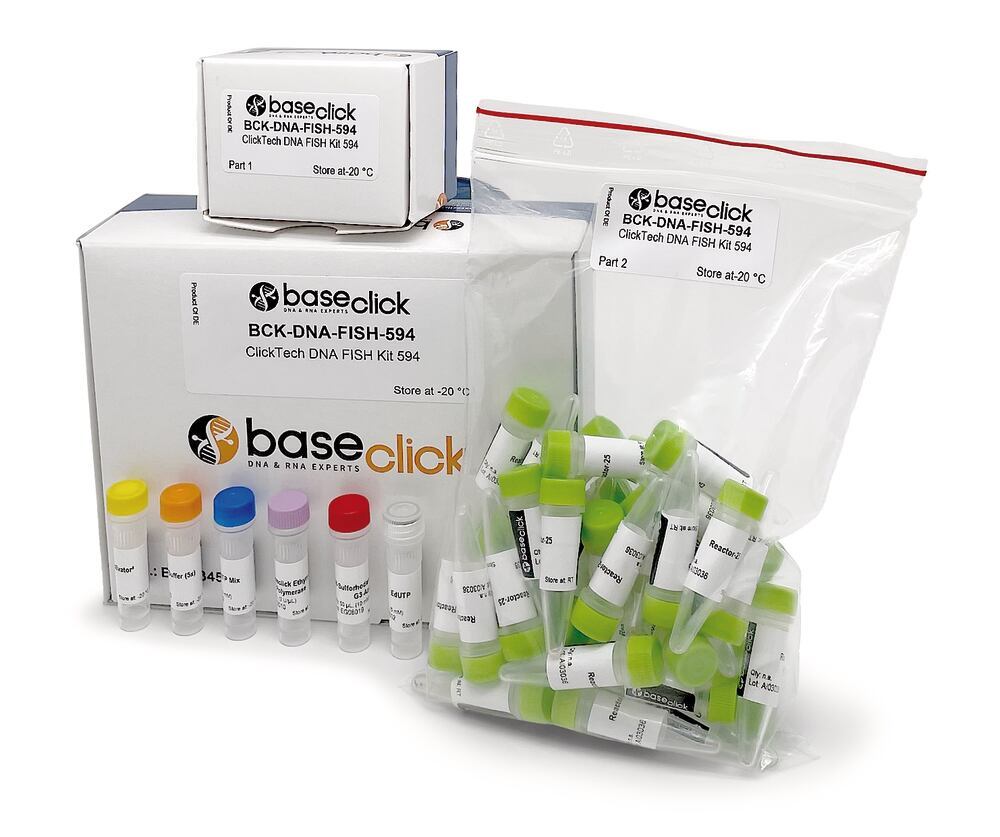ClickTech DNA FISH Kit 555, Pour Hybridation in situ en fluorescence, 1 kit - Luminix Health