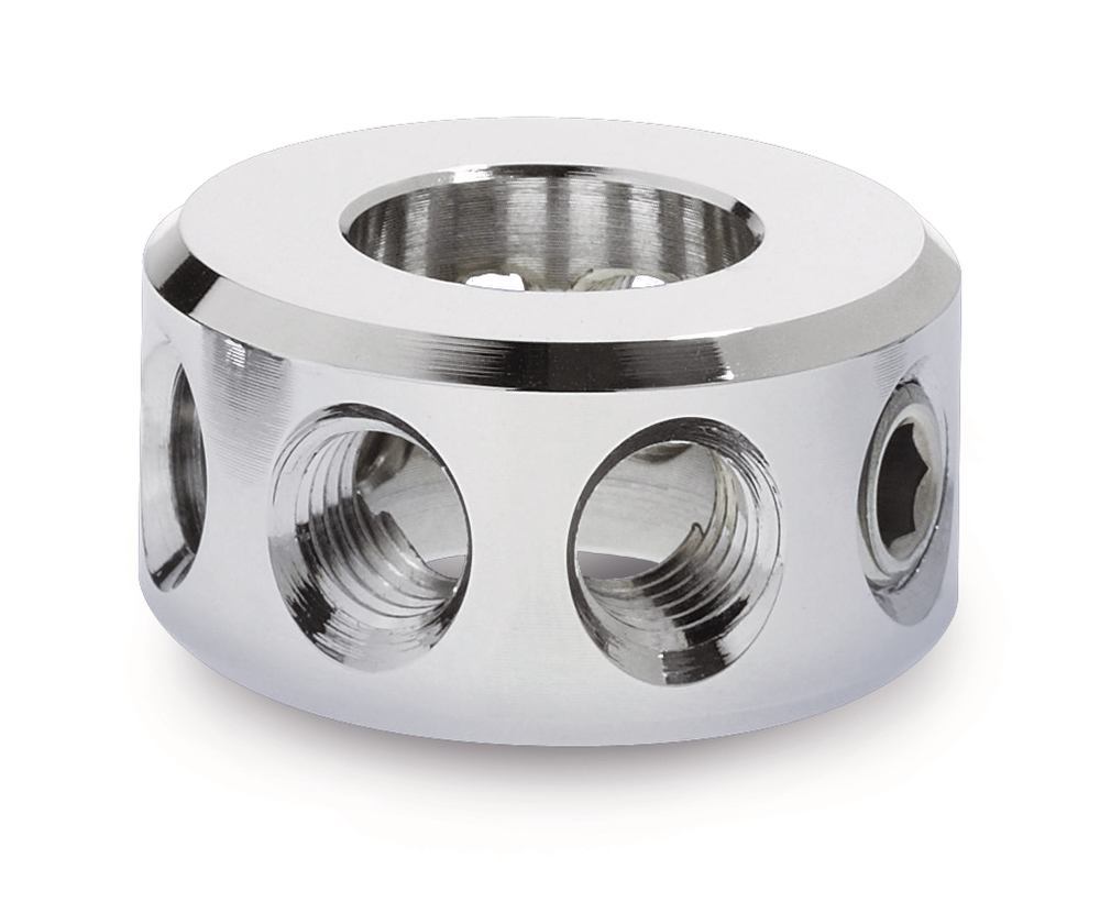 Disc joints for grid stands,, 8 threaded holes M12, 1 set screw M12,, 1 unit(s) - Luminix Health