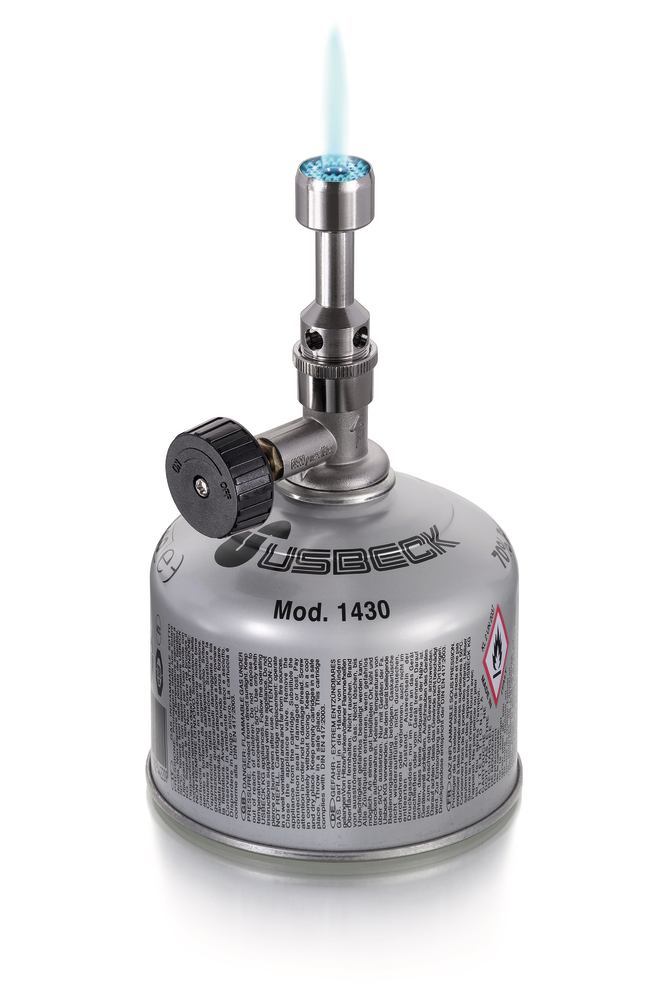 Bunsen burner for cartridges model 1422, H 85mm - Luminix Health