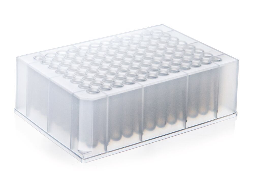 Deepwell plate (1.2 ml), Round wells, round base, low profile, 32 unit(s) - Luminix Health